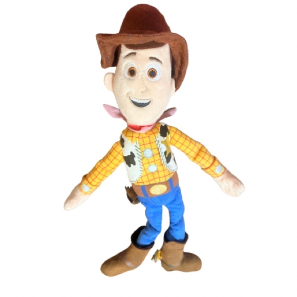 Woody plush toy from the Disney and Pixar movie franchise Toy Story